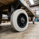 200mm Thermoplastic Wheel with Grey Elastic Rubber Tyre