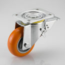 125mm Braked Castor Polyurethane