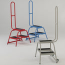 Low Level Mobile 2 Step Ribbed Rubber 1030h x 500w mm