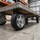 125mm Heavy Duty Black Rubber Wheel 20mm Bore