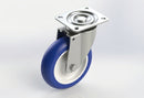 150mm Stainless Steel Swivel Castor – Polyurethane Wheel