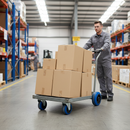 Premium 125mm Diameter Blue Elastic Rubber Tyred Wheel with Nylon Centre and 200Kg Load Capacity