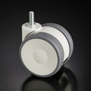 65mm Twin Wheel Designer Castor with M10×15 Stem