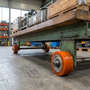 82 x 70mm Polyurethane Pallet Roller - 20mm Bore, Ball Bearing