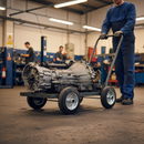 Premium 125mm Diameter Heavy Duty Rubber Tyre Wheel with Metal Centre and 100Kg Load Capacity