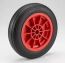 330mm Heavy Duty Solid Rubber Trolley Wheel 25.4mm Bore