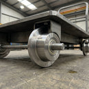 50mm Hardened Steel Single Flanged Wheels with Ball Bearings