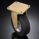 250mm Fixed Castor - 600kg Load Capacity with Ribbed Tread