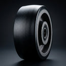 Yellow Polyurethane Wheel 100mm with 20mm Ball Journal Bearing