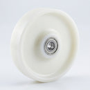 100mm Nylon Wheel - 20mm Bore with Ball Bearing