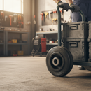 Premium 125mm Diameter Rubber Tyre Wheel with 100Kg Load Capacity and Roller Bearing