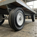 455mm Heavy Duty Solid Rubber Wheel with Metal Centre