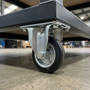 125mm Fixed Castor with Anti-Static Rubber Wheel