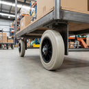 125mm Non-Marking Elastic Rubber Wheel for Industrial Use