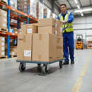 Premium 100mm Diameter Grey Rubber Tyre with 12mm Roller Bearing and 75Kg Load Capacity