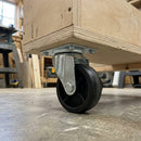 38mm Swivel Castor with Zinc Plated Housing and Nylon Wheel