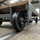 150mm Cast Iron V Grooved Wheel with 25mm Roller Bearing