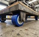 80 x 90mm Polyurethane Pallet Roller - 20mm Bore, Ball Bearing