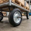 200mm Heavy Duty Rubber Trolley Wheel – 250kg Load Capacity