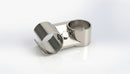 Nickel Plated Half Crossover Joint 28mm OD Tube