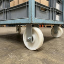 100mm Nylon Wheel - 20mm Bore with Ball Bearing