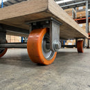60mm Polyurethane Guide Roller – 17mm Bore, 20mm Tread