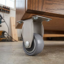 25mm Soft Grey Fixed Furniture Castor 3C-Series