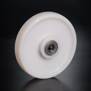 300mm Nylon Wheel - 20mm Bore with Ball Bearing