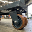 200mm Swivel Gantry Castor – Polyurethane on Cast Iron Wheel