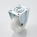 200mm Pressed Steel Fixed Castor – 230kg Load Capacity