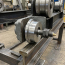 55mm Single Flanged Steel Wheel with Stub Axle