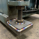 40 x 40mm Square Stainless Steel M10 Threaded Weld Plate