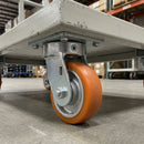 Kingpinless Ergonomic Castor 4" - 317kg Load Capacity