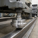 85mm Single Flanged Steel Wheel with Stub Axle