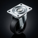 28mm Swivel Castor with Black Nylon Wheel