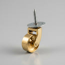29mm Brass Swivel Castor – 80kg Load Capacity