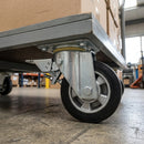 200mm Heavy Duty Castor – Rubber on Aluminium Wheel