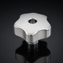 Aluminium Through Thread Handwheel M8 x 40mm Diameter