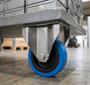 Stainless Steel Fixed Castor 155mm Height, 180kg Capacity
