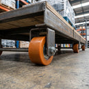 90mm Polyurethane Guide Roller – 17mm Bore, 195kg Load