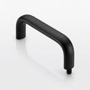 Black Aluminium Bridge Handle 129mm x M8 Thread