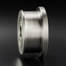 100mm Hardened Steel Single Flanged Wheels with Ball Bearings