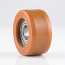 50mm Polyurethane Guide Roller – 10mm Bore, 18mm Tread
