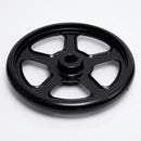 250mm Spoked Pressed Steel Control Handwheel 17mm Bore