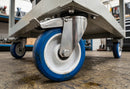 125mm Stainless Steel Braked Castor – Polyurethane Wheel