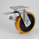 125mm Braked Heavy Duty Castor – 550kg Load Capacity