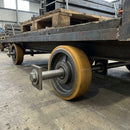 200mm Polyurethane Wheel 20mm Ball Journal 1100kg Load Capacity