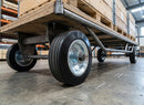 260mm Solid Puncture Proof Rubber Wheel - 350kg Load Capacity