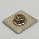 30 x 30mm Square Stainless Steel M12 Threaded Weld Plate