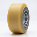 75mm Polyurethane Wheel on Cast Iron Centre – 20mm Bore